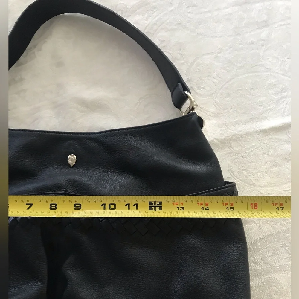 Helen Kaminski Black Leather Handbag Tote Bag